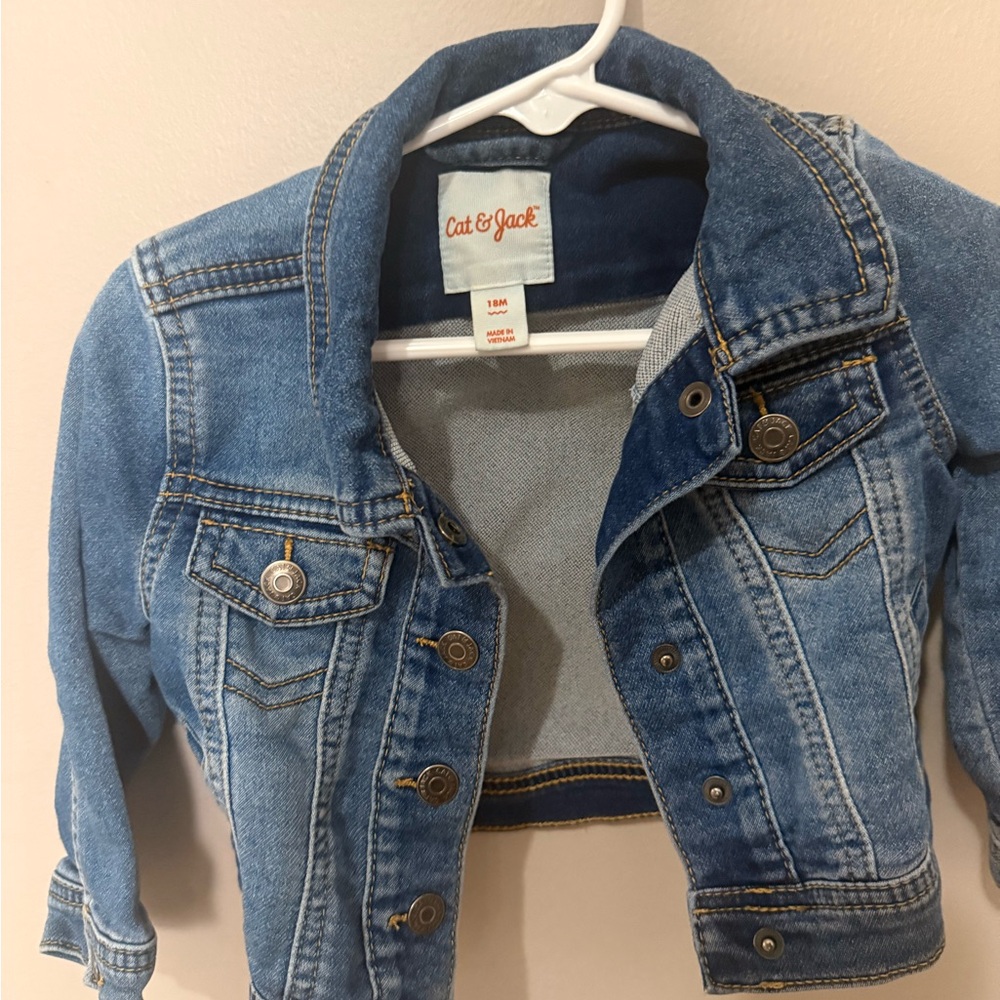 Cat & Jack Light Blue Kids Jean Jacket